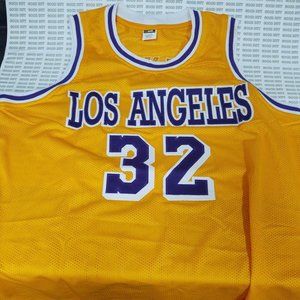 LA PRO BASKETBALL MESH JERSEY WITH STICHED CITY NAME AND NUMBER 32